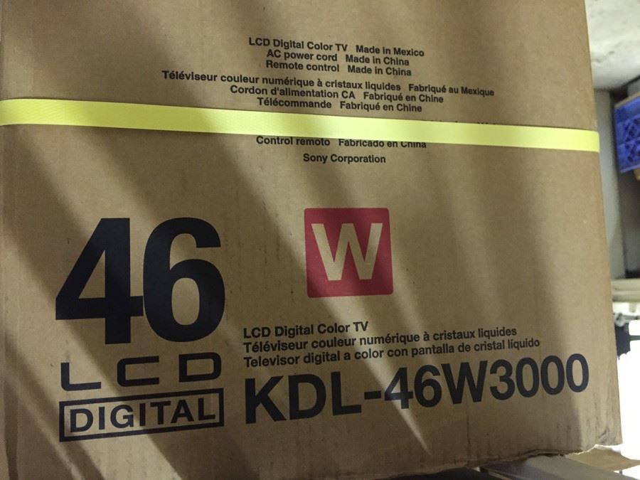 SONY BRAVIA TV KDL-46W3000 [Photo 3]