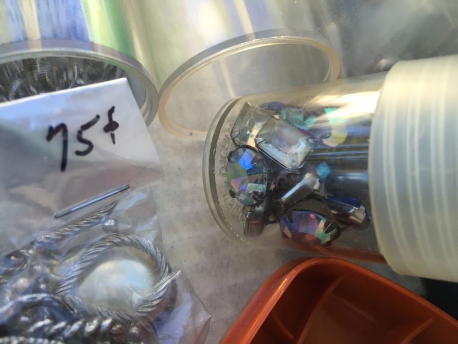 Box Full Of Jewelry Making Parts [Photo 2]