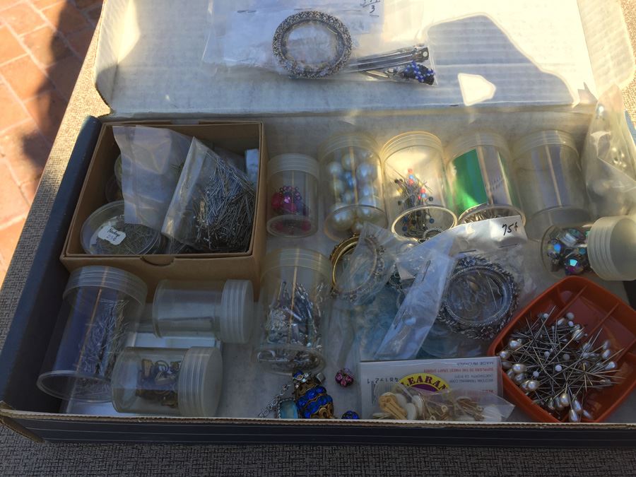 Box Full Of Jewelry Making Parts [Photo 1]