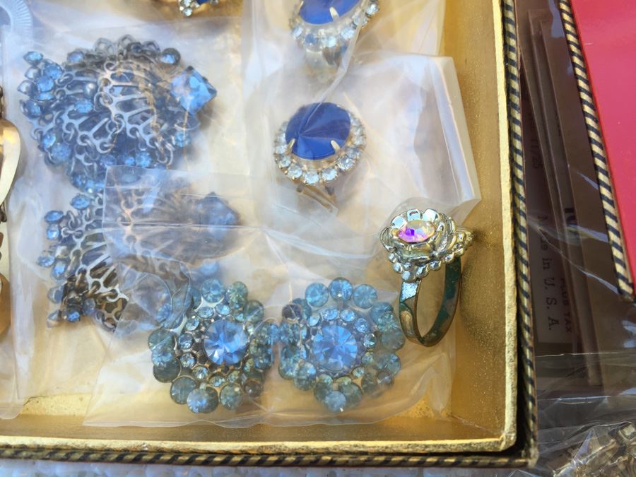 Bin Full Of Jewelry And Glass Vials With Cork Stoppers [Photo 5]