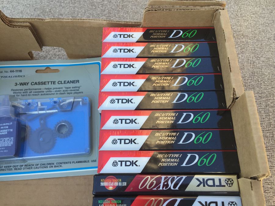 New Music Cassette Tape Recording Lot With Tape Cleaner [Photo 3]