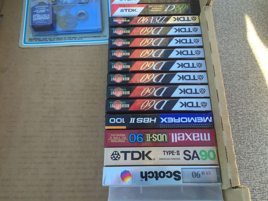New Music Cassette Tape Recording Lot With Tape Cleaner [Photo 2]