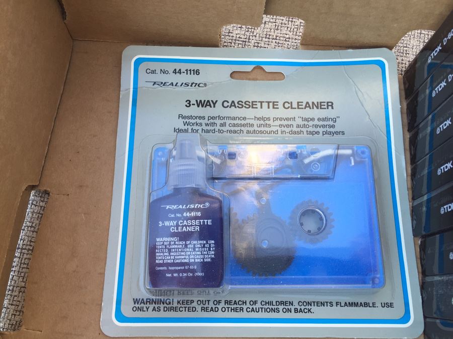 New Music Cassette Tape Recording Lot With Tape Cleaner [Photo 4]