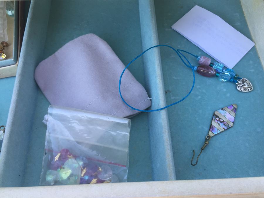 Vintage Jewelry Box Filled With Jewelry And Several Watches [Photo 9]