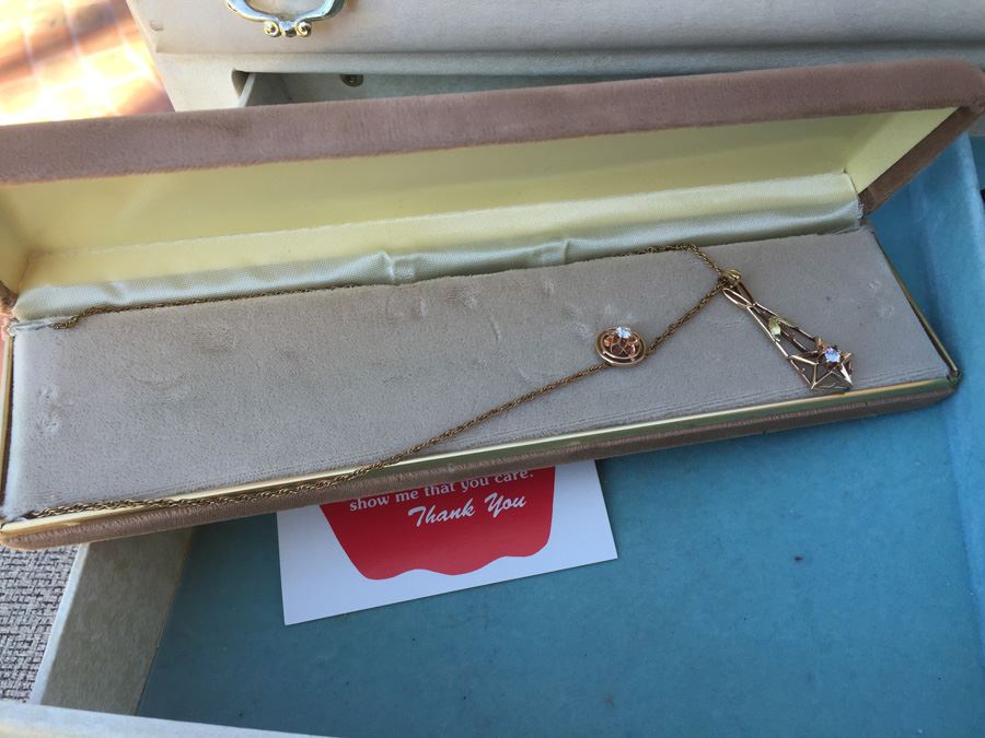 Vintage Jewelry Box Filled With Jewelry And Several Watches [Photo 17]