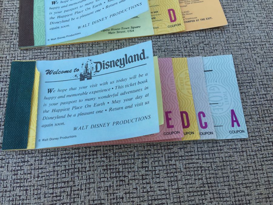 Huge Lot Of Collectible DISNEYLAND Admission Ticket Books [Photo 13]