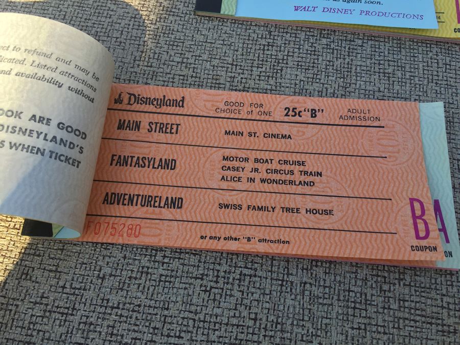Huge Lot Of Collectible DISNEYLAND Admission Ticket Books [Photo 5]
