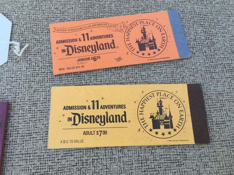 Huge Lot Of Collectible DISNEYLAND Admission Ticket Books [Photo 16]