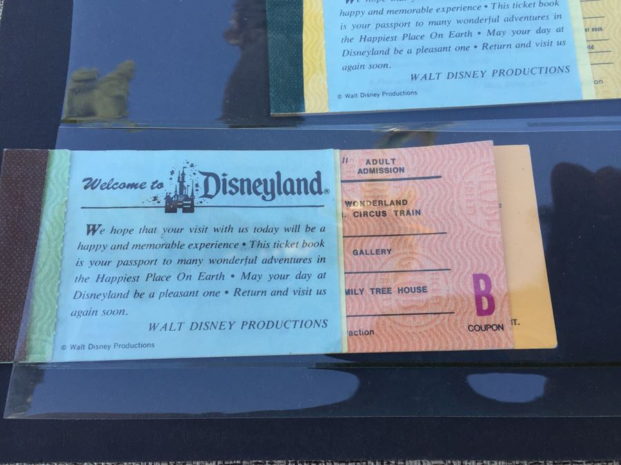 Lot Of Collectible DISNEYLAND Admission Ticket Books [Photo 2]