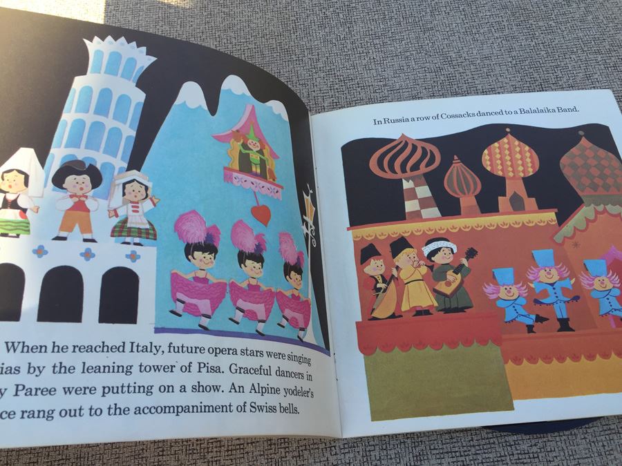 1968 Walt Disney's 'It's A Small World' 24 Page Book With Record [Photo 8]