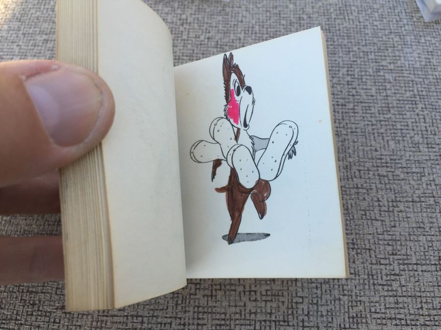 (3) Art Corner DISNEYLAND Flip Books Of Mickey Mouse, Pluto & Chip & Dale [Photo 5]