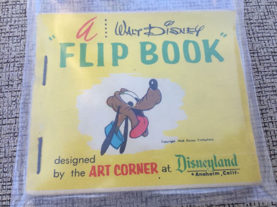 (3) Art Corner DISNEYLAND Flip Books Of Mickey Mouse, Pluto & Chip & Dale [Photo 4]