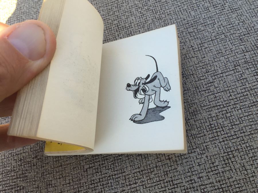 (3) Art Corner DISNEYLAND Flip Books Of Mickey Mouse, Pluto & Chip & Dale [Photo 15]