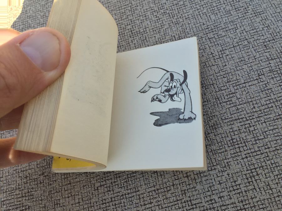 (3) Art Corner DISNEYLAND Flip Books Of Mickey Mouse, Pluto & Chip & Dale [Photo 14]