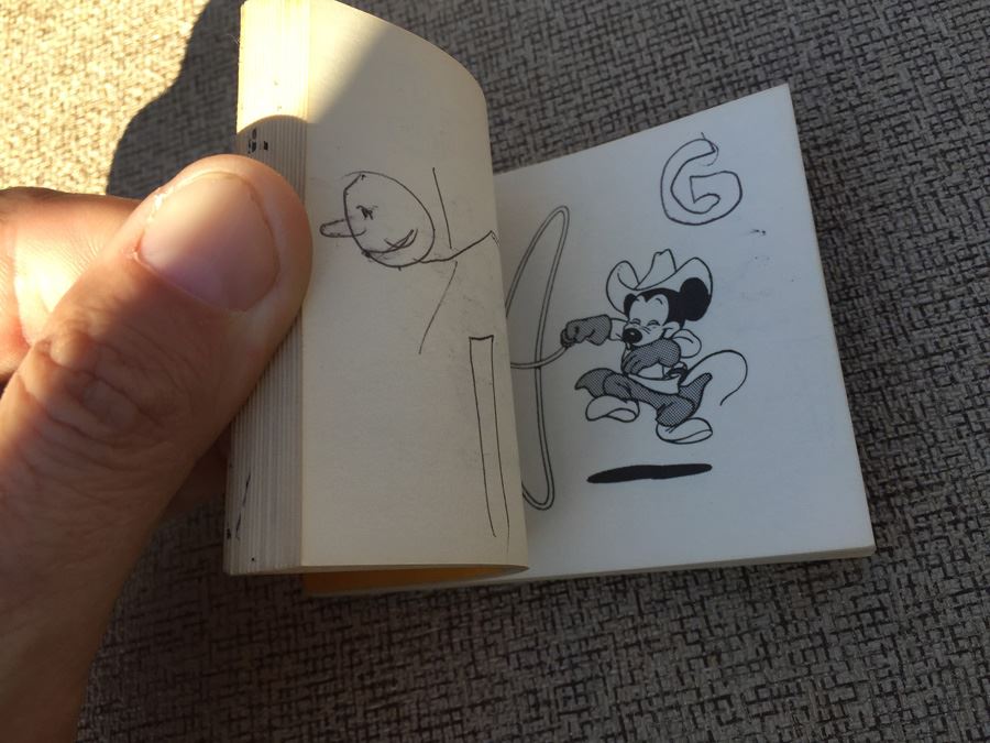 (3) Art Corner DISNEYLAND Flip Books Of Mickey Mouse, Pluto & Chip & Dale [Photo 11]