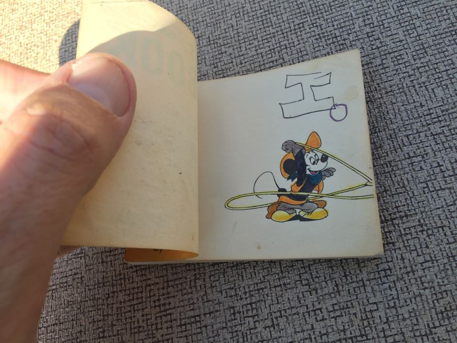 (3) Art Corner DISNEYLAND Flip Books Of Mickey Mouse, Pluto & Chip & Dale [Photo 13]