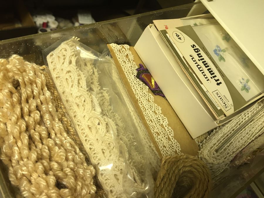 Huge Arts & Craft Supply Lot With Retro Sixties Storage Containers [Photo 26]