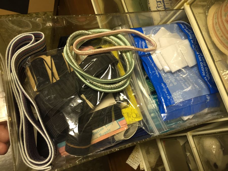 Huge Arts & Craft Supply Lot With Retro Sixties Storage Containers [Photo 19]