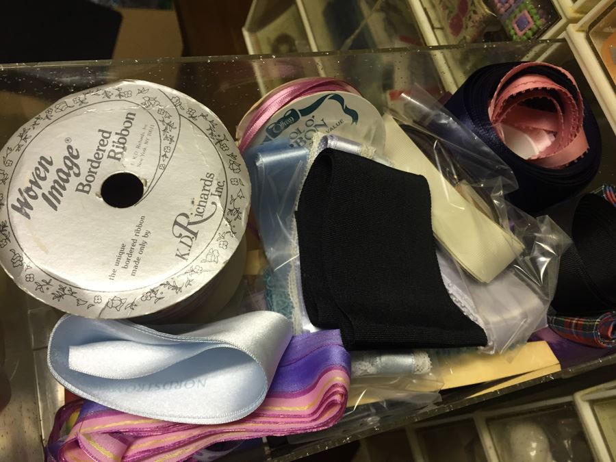 Huge Arts & Craft Supply Lot With Retro Sixties Storage Containers [Photo 18]