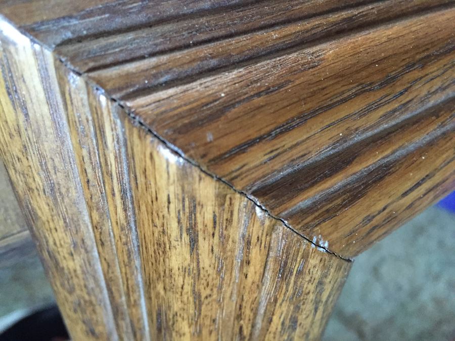 Beveled Glass Solid Wood Mirror [Photo 3]