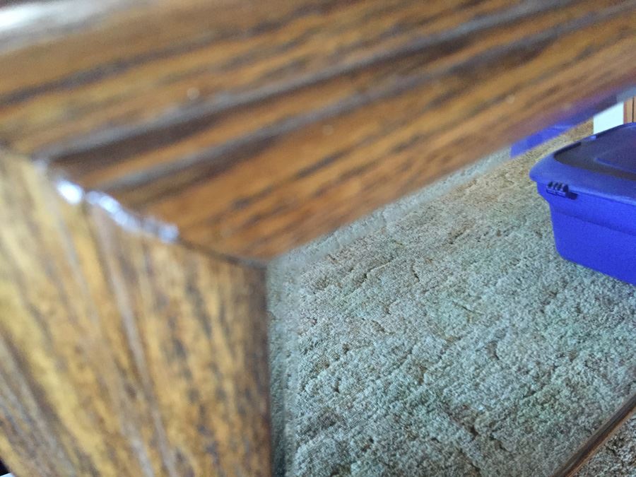 Beveled Glass Solid Wood Mirror [Photo 2]