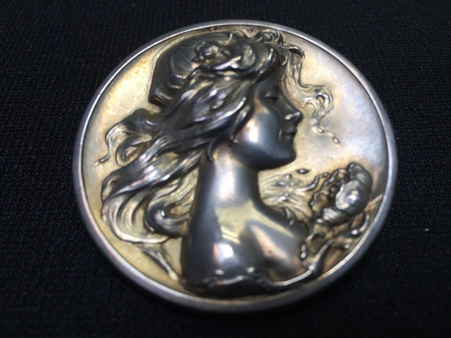 Vintage Sterling Silver Cameo [Photo 4]