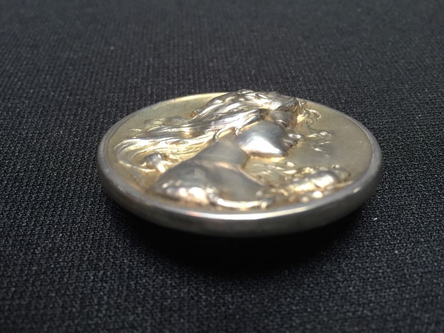 Vintage Sterling Silver Cameo [Photo 2]