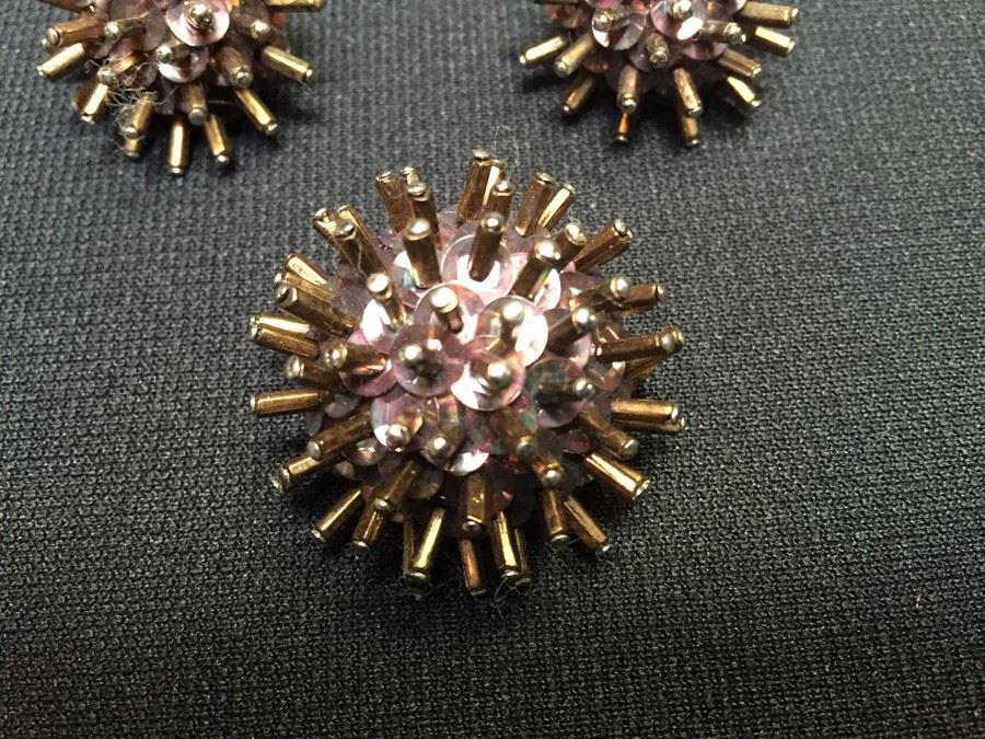 Mid-Century Modern Atomic Brooch And Clip On Earrings [Photo 2]