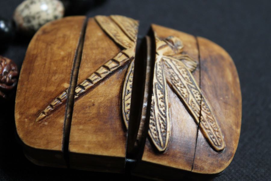 Carved Dragonfly Pendant With Hidden Compartment [Photo 3]