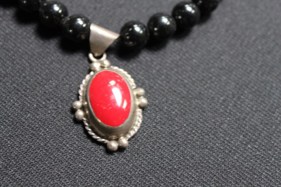 Necklace With Mexican Sterling Pendant [Photo 2]