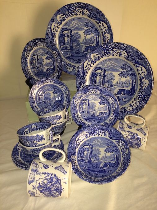 Spode Blue & White Lot