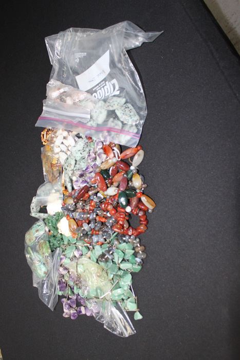 HUGE Polished Natural Stone Necklace And Bracelet Lot [Photo 5]