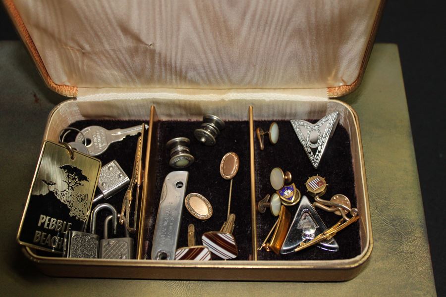 Men's Jewelry Boxes Cufflinks, Watches And Various Items [Photo 2]