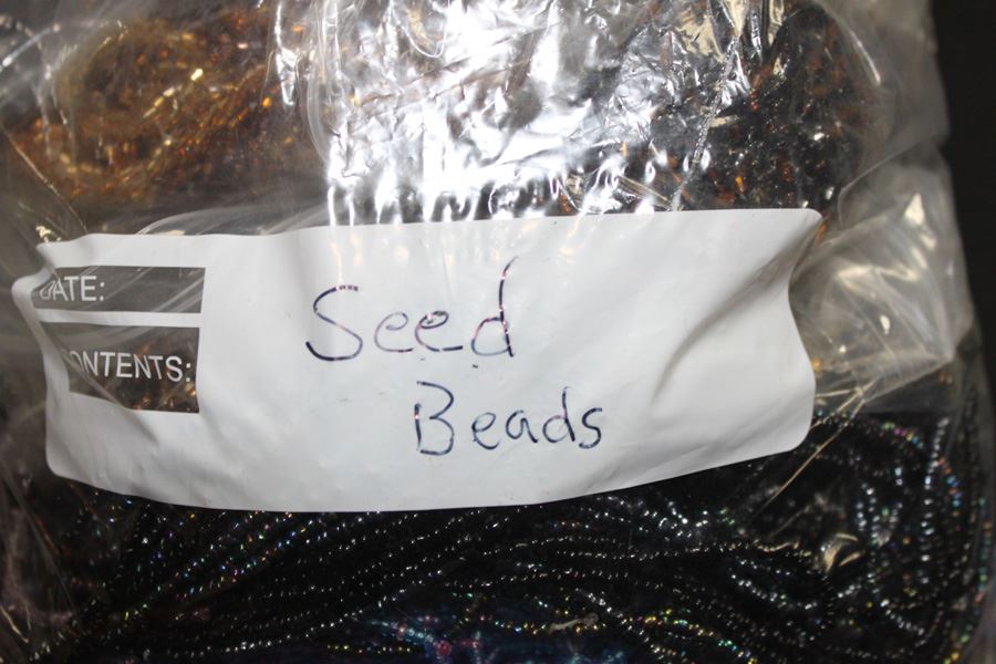 HUGE Seed Beads Necklace And Bracelet Lot