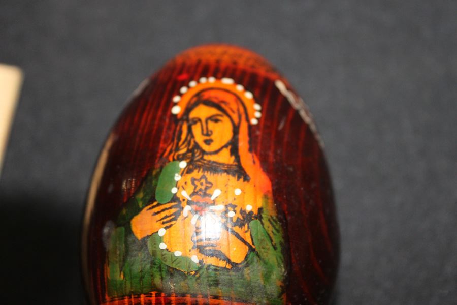 Hand Painted Russian Wooden Eggs