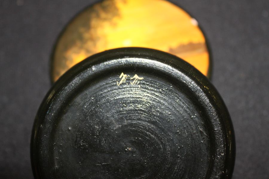 Hand Painted Wooden Box Signed [Photo 5]