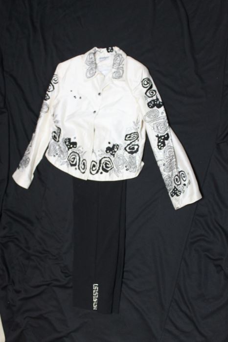Vintage Anage Silk Shirt With Black Pants [Photo 1]