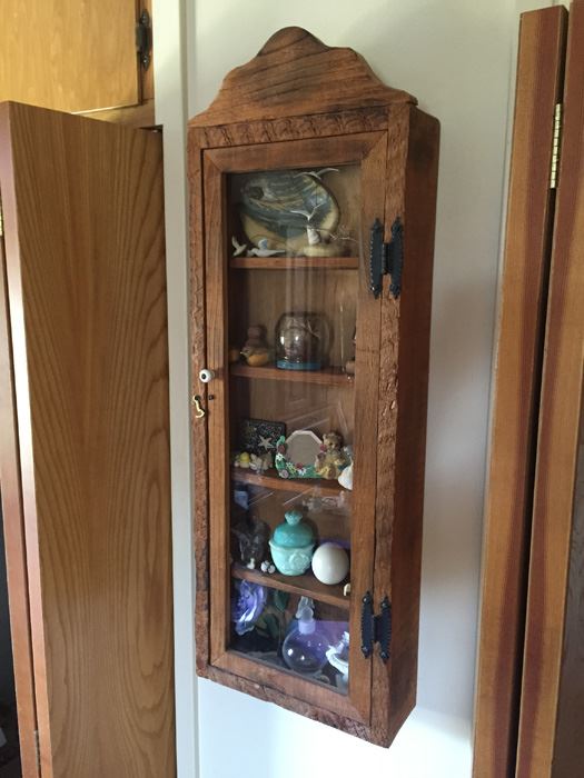 Wall Mounted Cabinet With Items