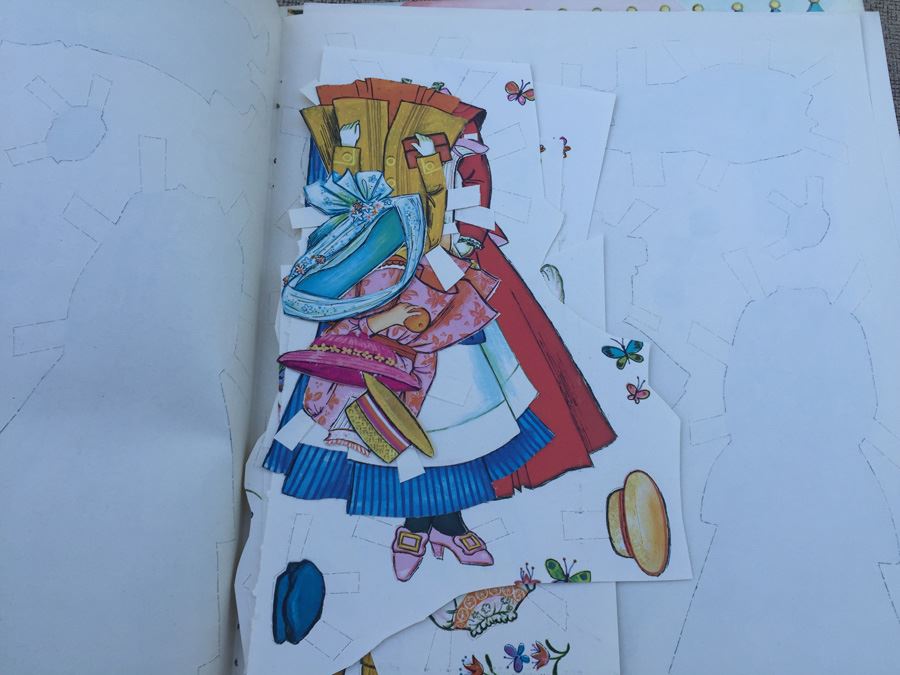 Walt Disney Ephemera Paper Dolls, Stickers, Cards & 1957 Disneyland Records Song Book [Photo 26]