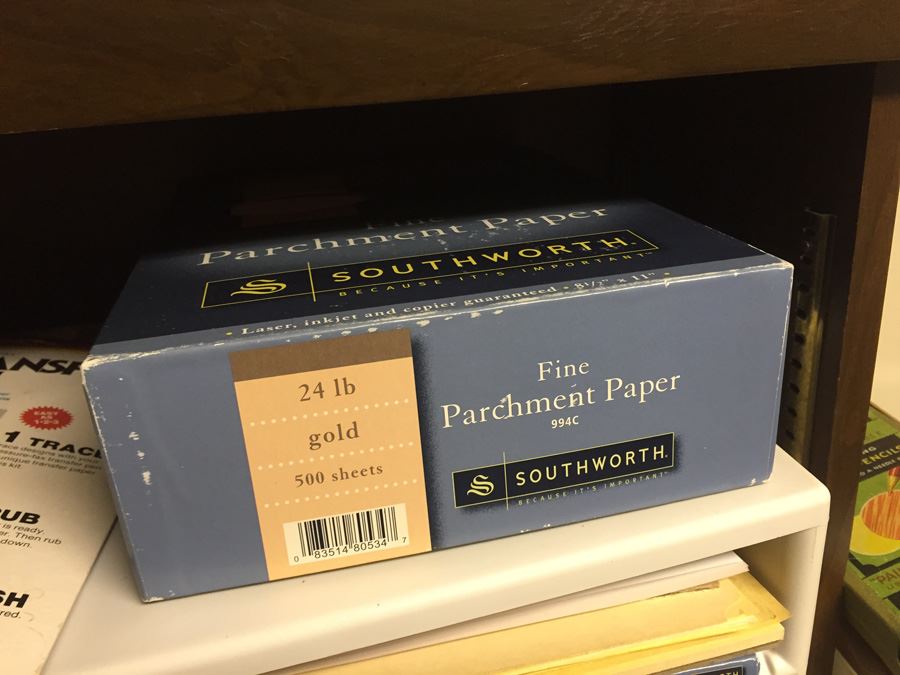 Huge Colored Paper, Parchment Paper And Envelope Lot [Photo 6]