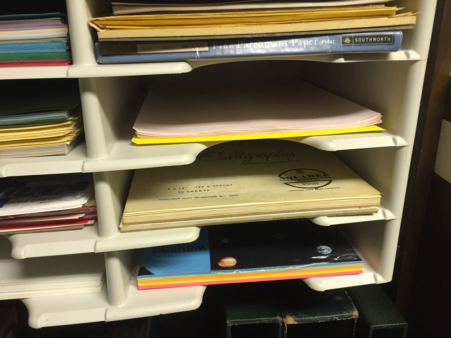 Huge Colored Paper, Parchment Paper And Envelope Lot [Photo 8]