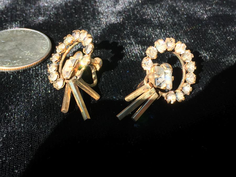 Vintage Clip On Earrings 1/20 12KT Gold Filled [Photo 4]