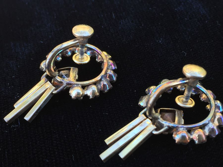 Vintage Clip On Earrings 1/20 12KT Gold Filled [Photo 2]
