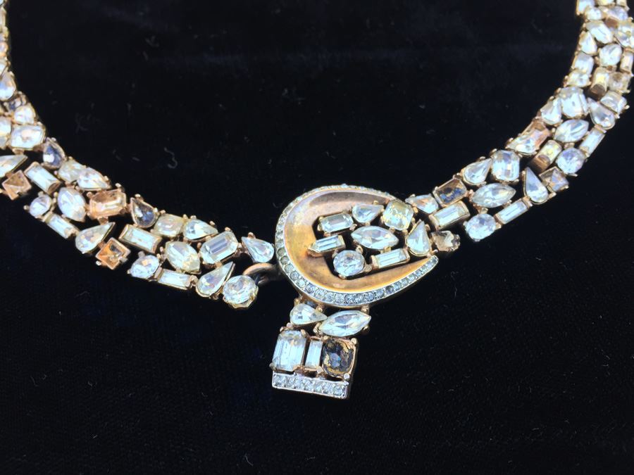 Vintage TRIFARI Necklace Missing A Few Stones [Photo 2]