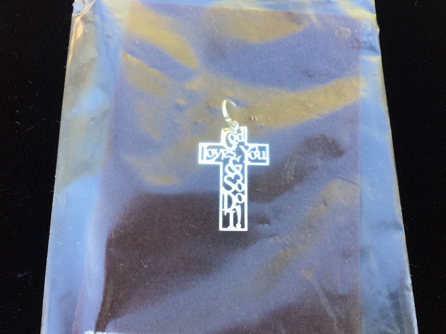 Sterling Silver Cross New [Photo 2]