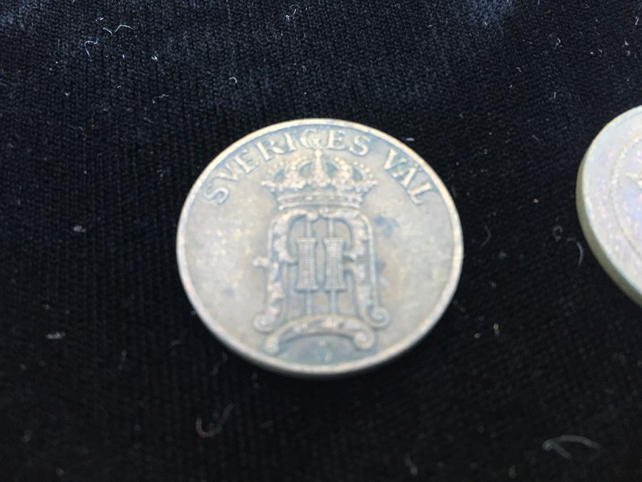SWEDEN 5 ORE Coins From 1899 And 1907 [Photo 3]