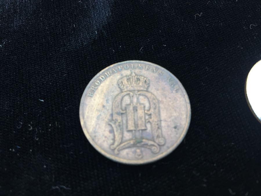 SWEDEN 5 ORE Coins From 1899 And 1907 [Photo 6]