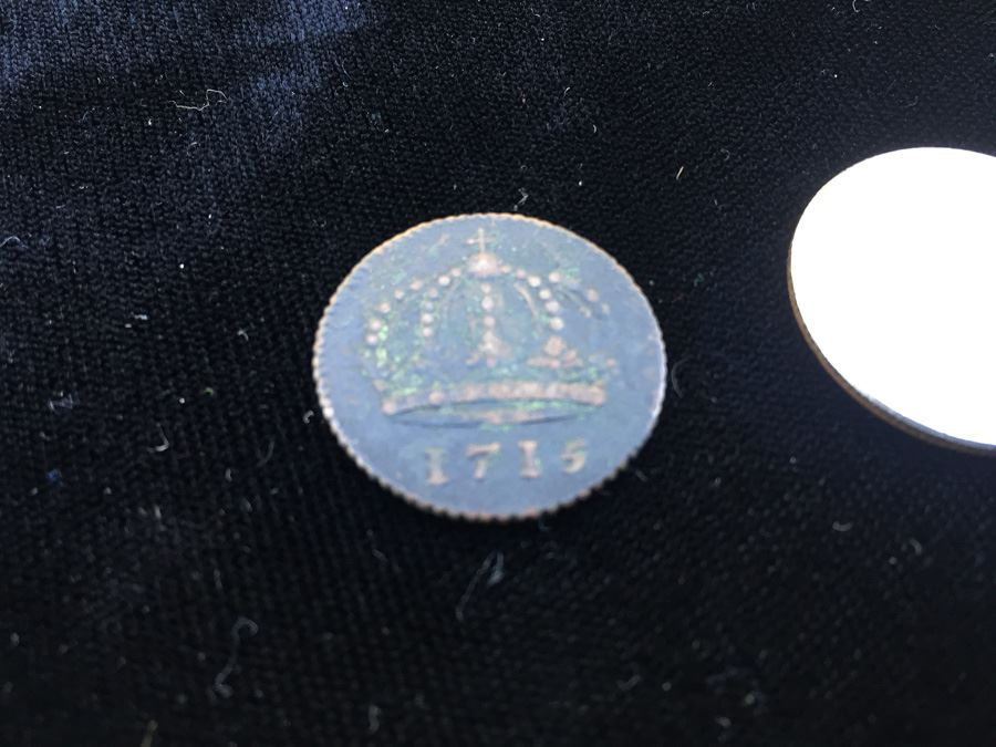 Sweden 1715 1 Daler SM - Karl XII Coin Emergency Money Swedish Militia Issue [Photo 2]