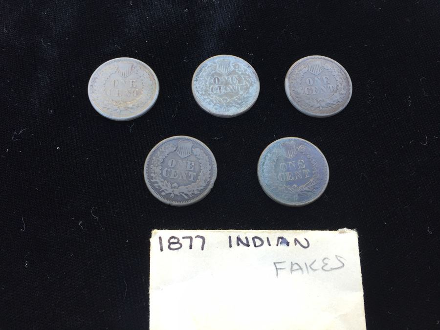 1877 Indian Head Cent FAKES [Photo 6]