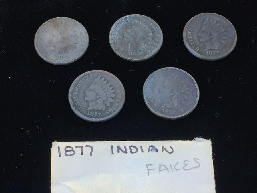 1877 Indian Head Cent FAKES [Photo 1]
